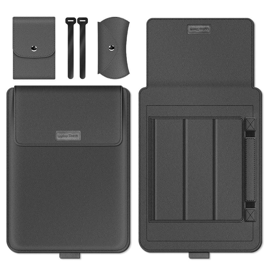 4-in-1 Computer Bracket Liner Bag - 13 / 14 Inch Storage Bag - Gray