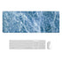 Marble Rubber Mouse Pad Durable & Stylish - Blue Marble