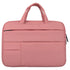 Portable Oxford Cloth Laptop Bag for 12 Devices - Multiple Pockets - Pink