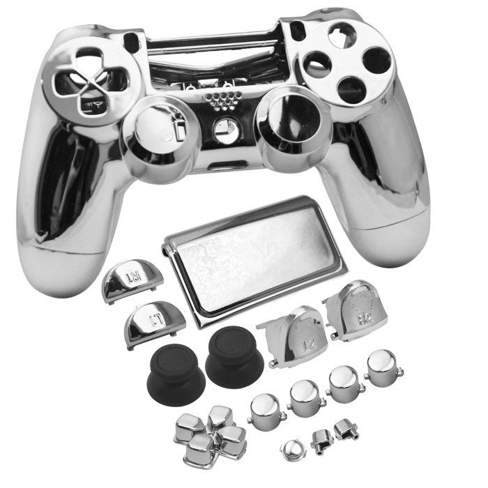 Ps4 Slim Protective Case - Electroplated - Silver