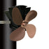 Thermodynamic Wall Mounted Fireplace Fan - no Magnets - Bronze