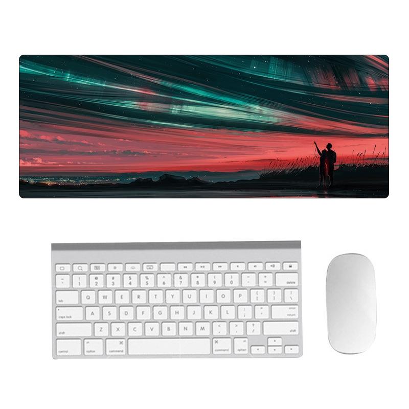 Fantasy Pattern Mouse Pad Hand Painted 300 X 800 X 1.5Mm Non Overlocked - 6 Stars And You