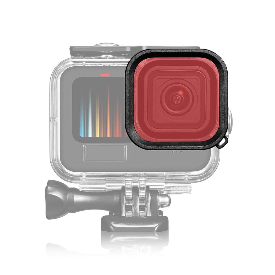 Square Diving Lens Filter for Gopro Hero 9 / 10 / 11 / 12 - Pink