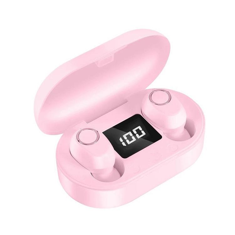 Wireless Touch Bluetooth Headset with Smart Magnetic Charging - Dt-13 - Pink