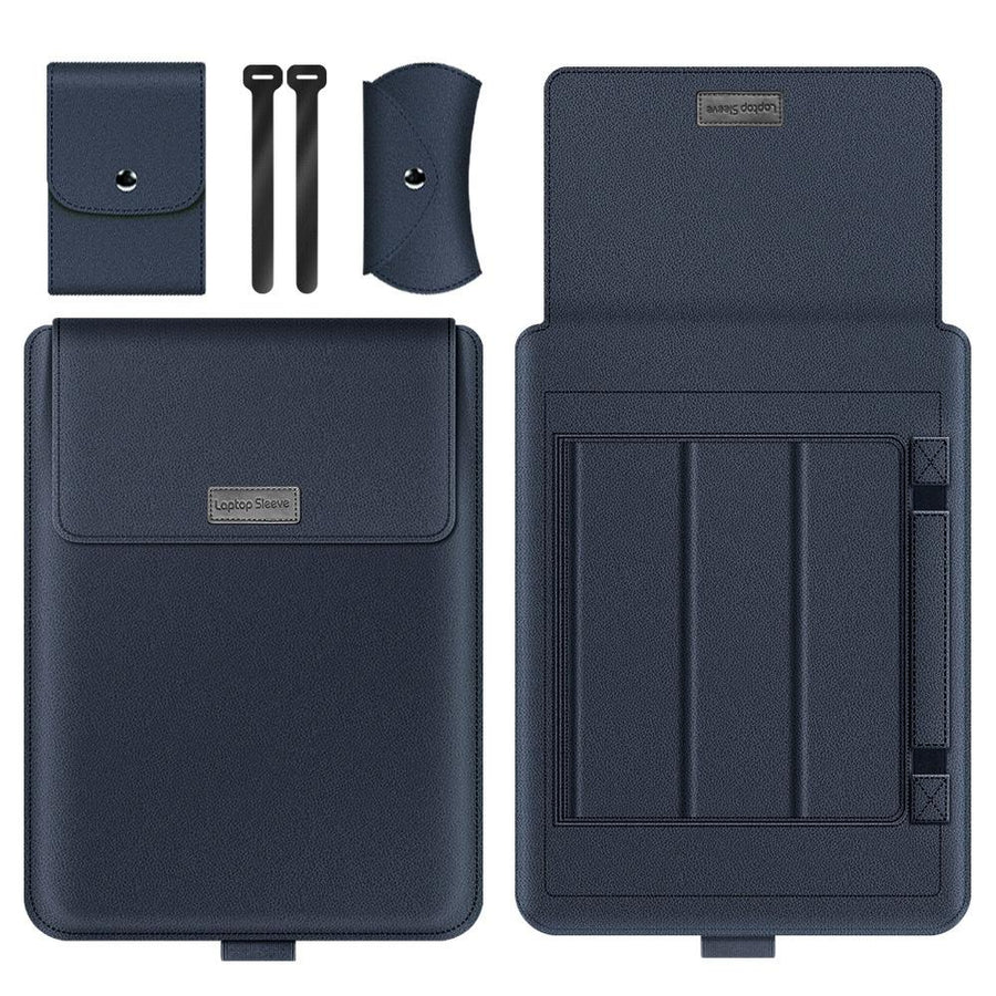 4-in-1 Computer Bracket Liner Bag - 13 / 14 Inch Storage Bag - Dark Blue