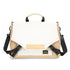 Anti-drop Crossbody Laptop Bag - 16 Inch Airbag Design - Khaki White
