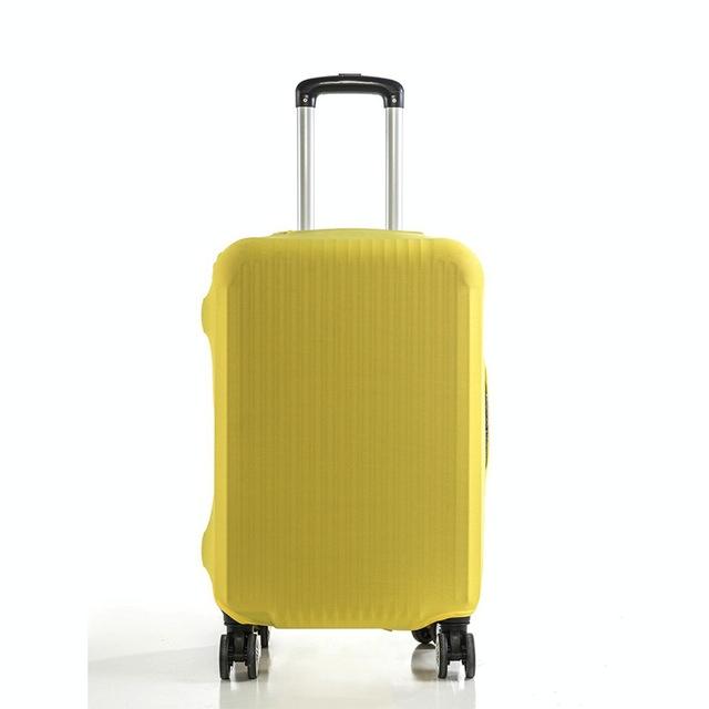 Yellow Elastic Luggage Dust Cover - Size l