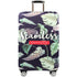 Stretchy Luggage Dust Cover - Durable & Protective - Size l - Sword Leaf Forest - Xl