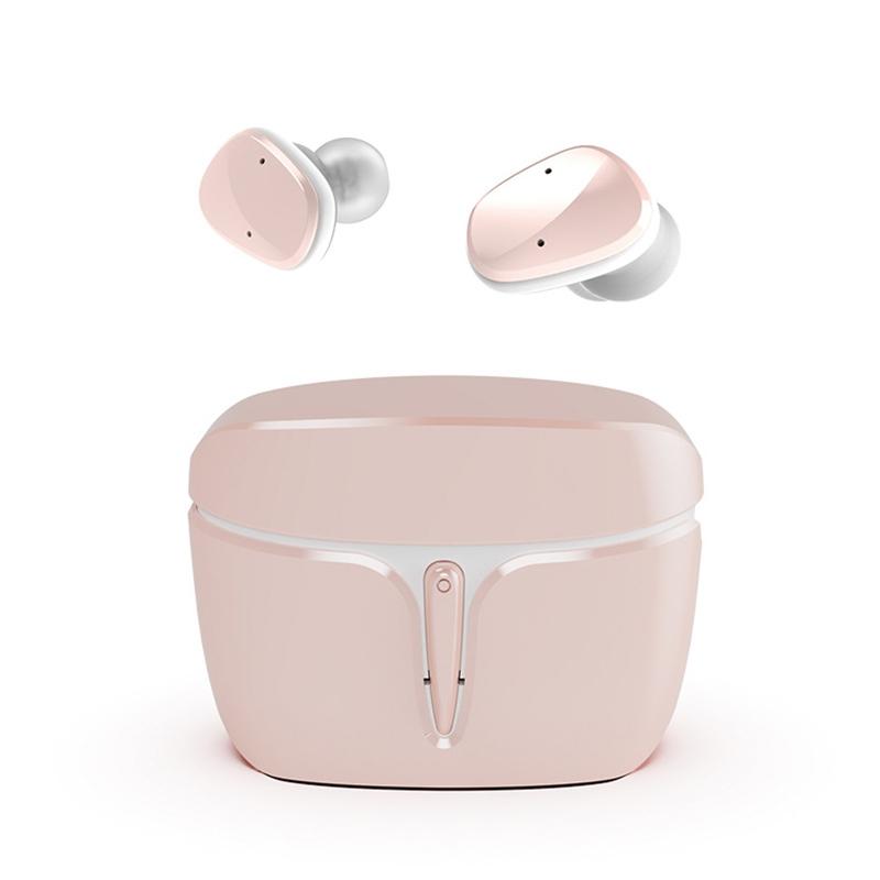 Waterproof True Wireless Bluetooth Earphones - Sports 5.0 - Pink