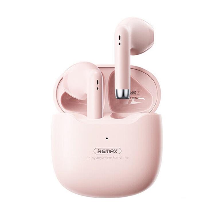 Wireless Dual-host Bluetooth Earphones - Semi In-ear - Pink