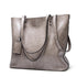 Stylish Pu Leather Women Crossbody Bag - Grey