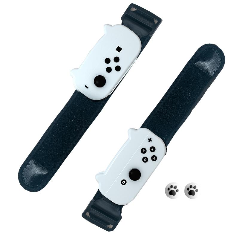 Joy Con Wrist Bracelet for Switch - Dancing Game Handle - White 29Cm