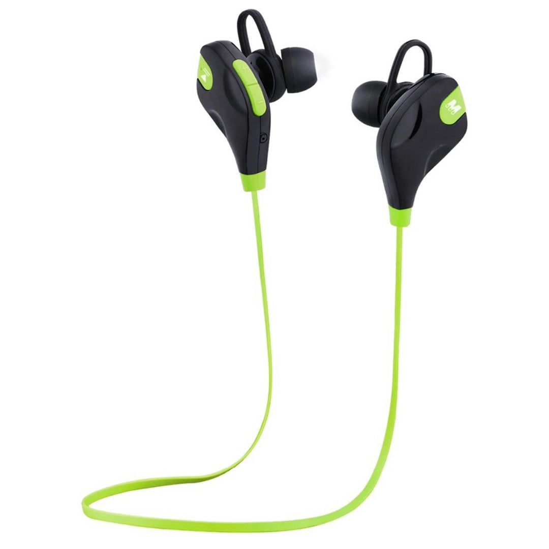 Wireless Bluetooth Earphones with Mic & Control - M8 - Green
