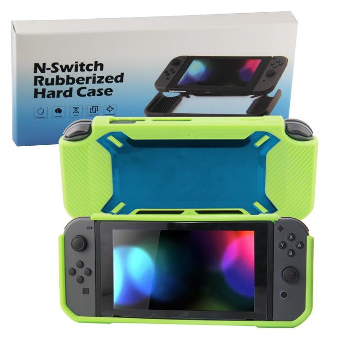 Nintendo Switch Back Cover - Scratch Resistant - Green + Blue