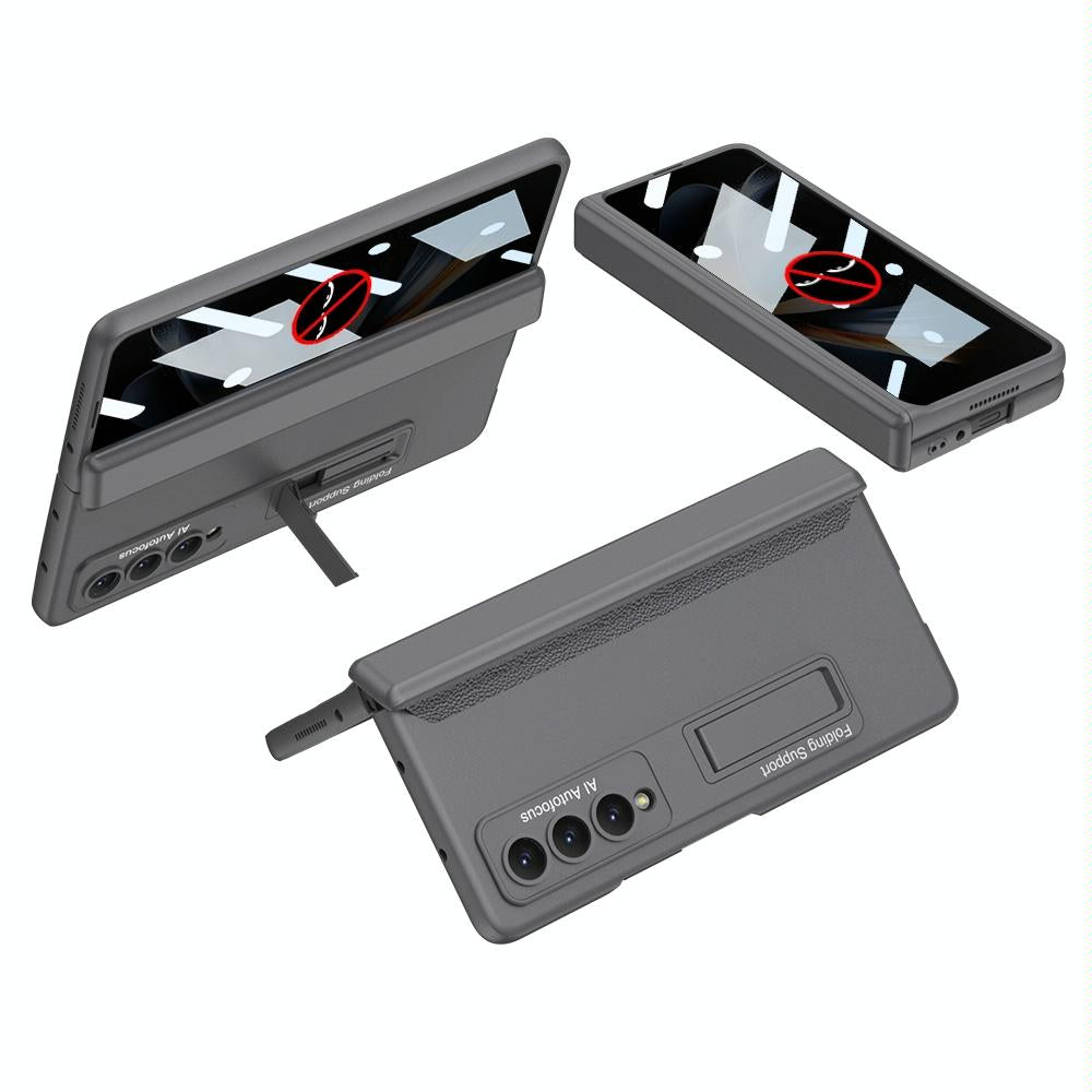 For Samsung Galaxy Z Fold4 5G Magnetic Fold Case - Full Coverage - Gray