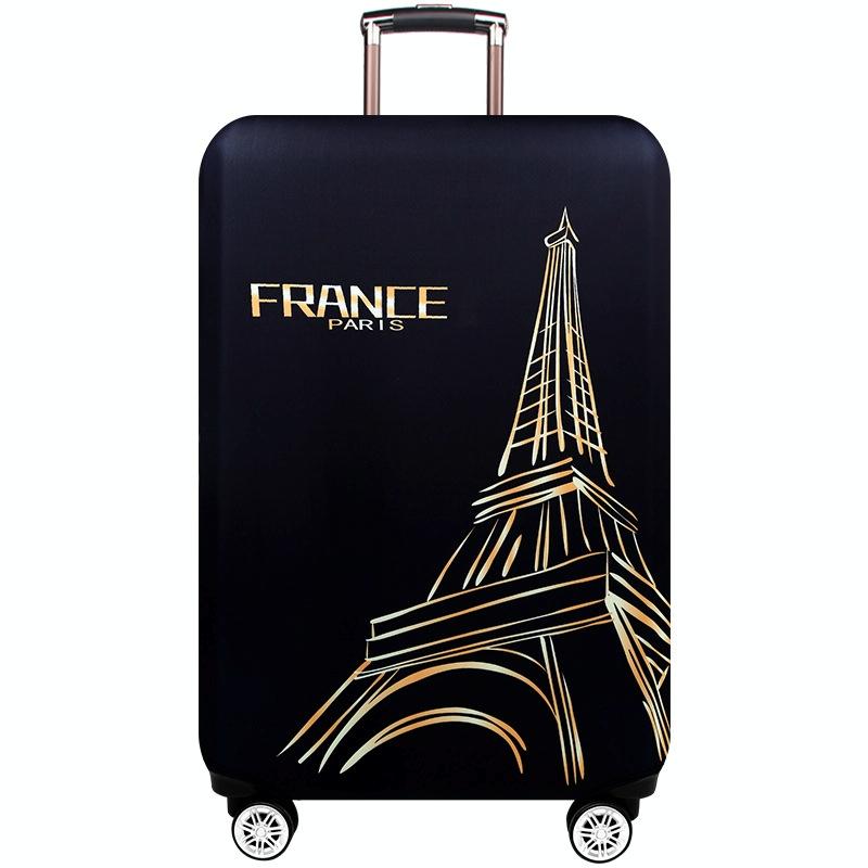 Protective Luggage Cover - Durable Elastic Anti-dust - Small Size - Paris Tower