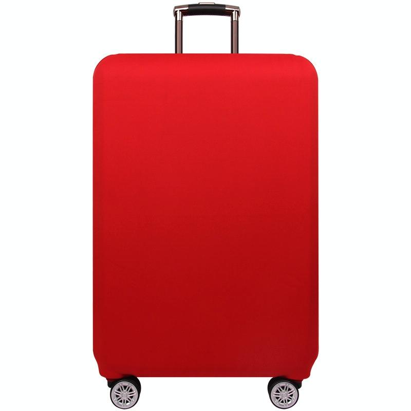 Stretch Luggage Protective Cover - Durable & Dust-proof - Size m - Red