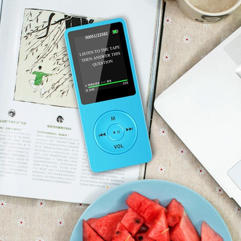 8Gb Portable Lcd Fm Radio Mp3 Mp4 Player - Blue 8Gb