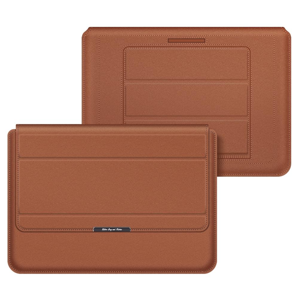 Waterproof 4-In-1 Laptop Holder With Wrist Protection - Fits 15 / 16 Inch - Brown