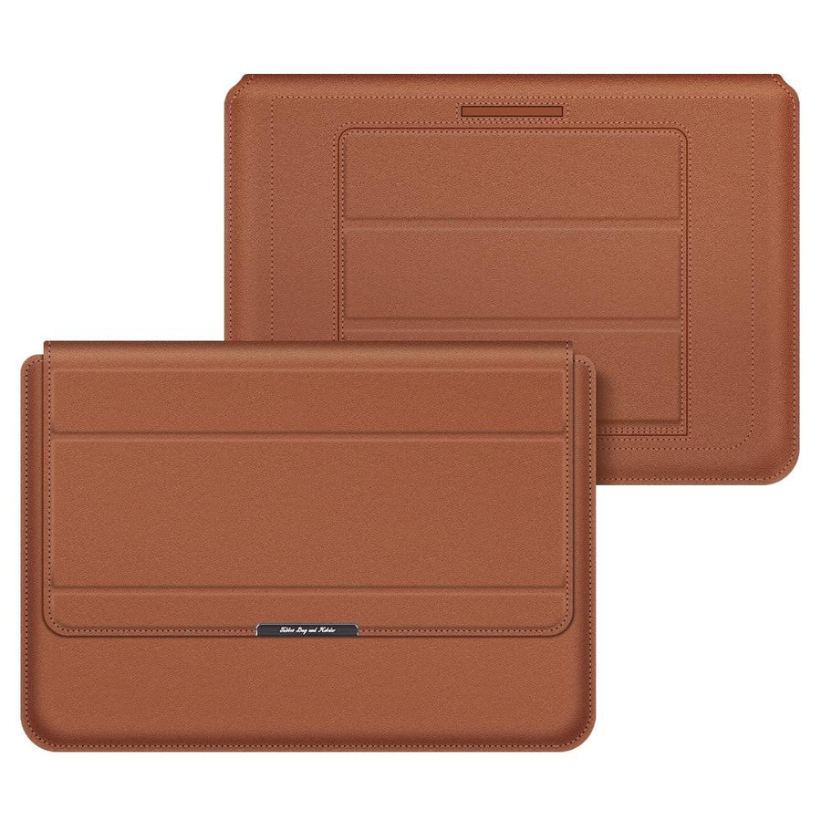 Waterproof 4-In-1 Laptop Holder With Wrist Protection - Fits 15 / 16 Inch - Brown