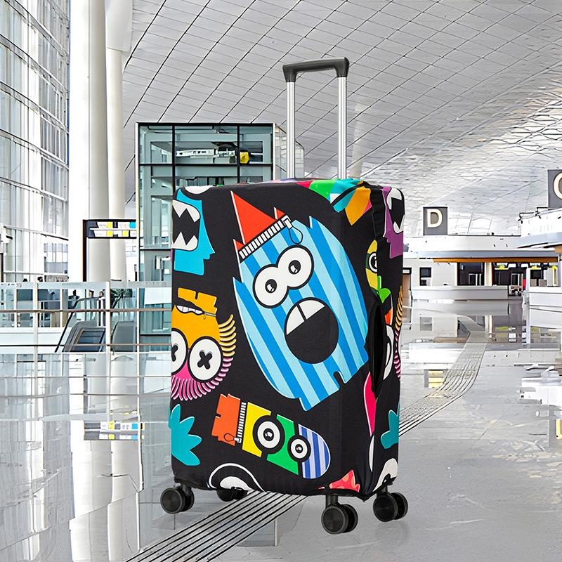 Thick Elastic Luggage Cover for Outdoor Travel - Fits 22-24 Inches - T-022 - L (22-24 Inches)