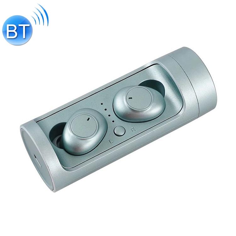 Wireless Touch Bluetooth Headset with Magnetic Charging - Automatic Pairing - Green