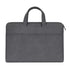 Waterproof Portable One-shoulder Handbag for 15.6 Laptops with Hidden Zipper and Suitcase Belt - Dark Gray