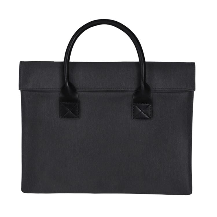 Universal 15.4 Soft Handle Laptop Bag for Macbook Samsung Sony Dell Alienware Chuwi Asus Hp - Portable & Wearable - Blac
