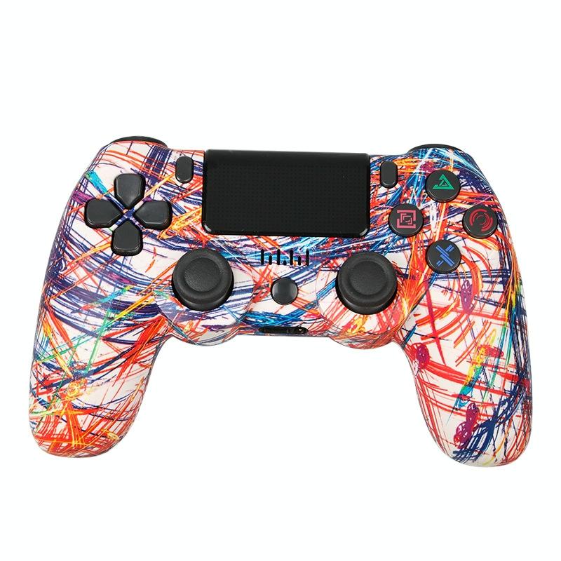 Wireless Bluetooth Game Controller for Ps4 with Dual Vibration and Light Strip - Line