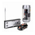 Mini Rc Car with Remote Control - Coke can Design - Black + Orange