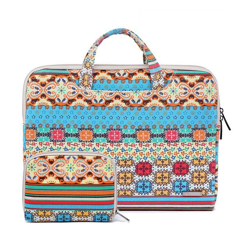 11.6 Inch Simple Business Laptop Bag with Liner - Ls-116 - Canvas Bohemia