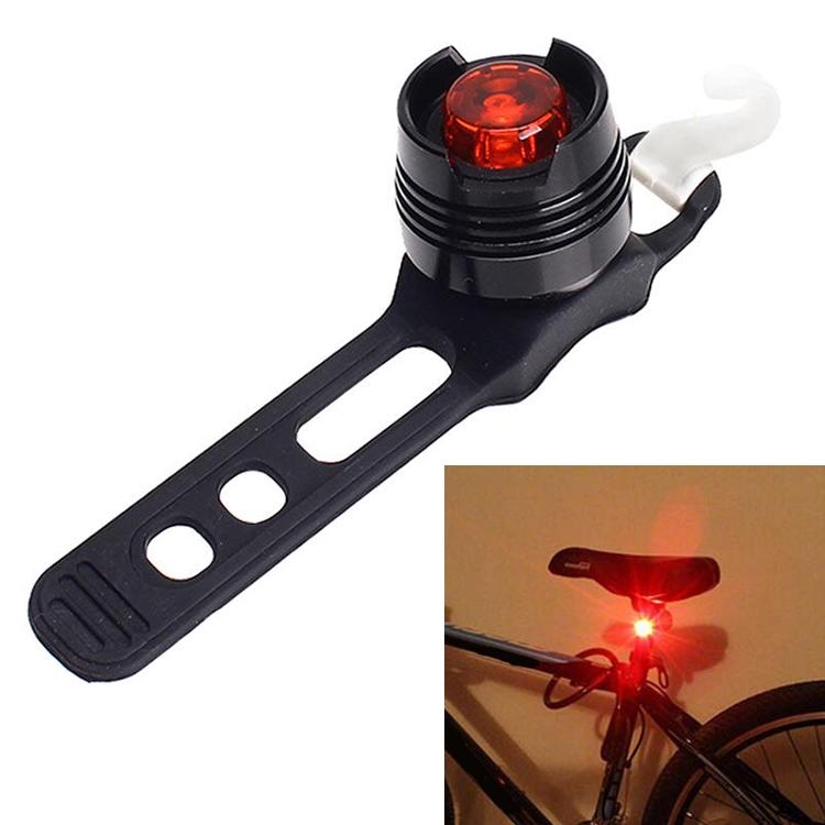 Waterproof Led Bicycle Safety Lights - Red Light White Case