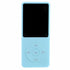 Portable Lcd Fm Radio Mp3 Mp4 Player 4Gb Memory Black - Light Blue 4Gb