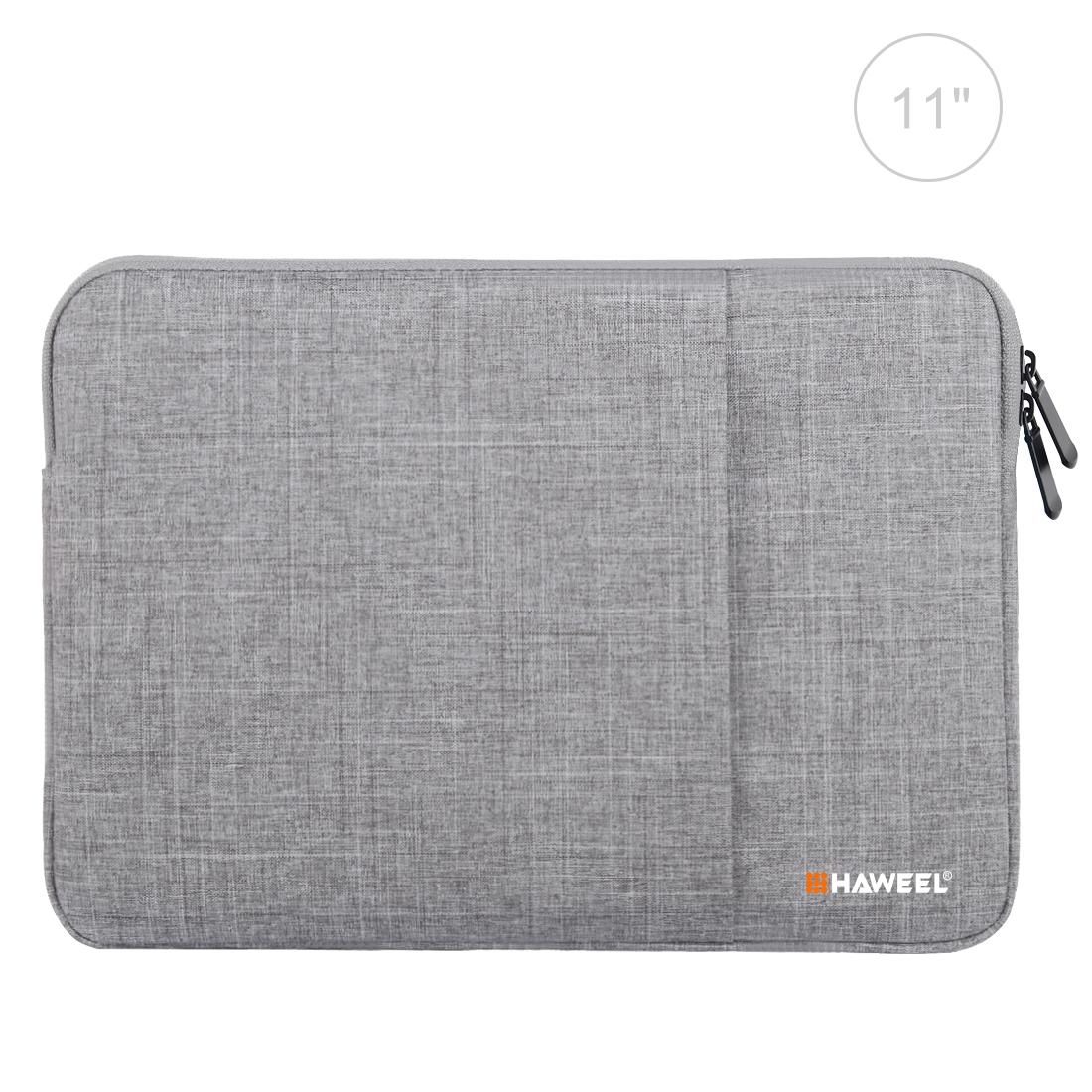 Zipper Sleeve Briefcase for Macbook Samsung Sony Dell Alienware Chuwi Asus Hp Laptops and Tablets - Grey
