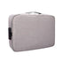 Waterproof Multi-layer Laptop Bag with Password Lock - Grey