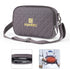 Small Messenger Bag With Tablet And Phone Warmer - Grey