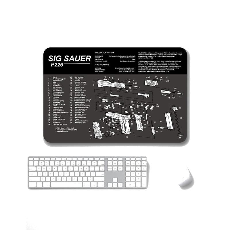 2 Pack Non Slip Office Gaming Mouse Pad 5Mm - Sps-Sigp226