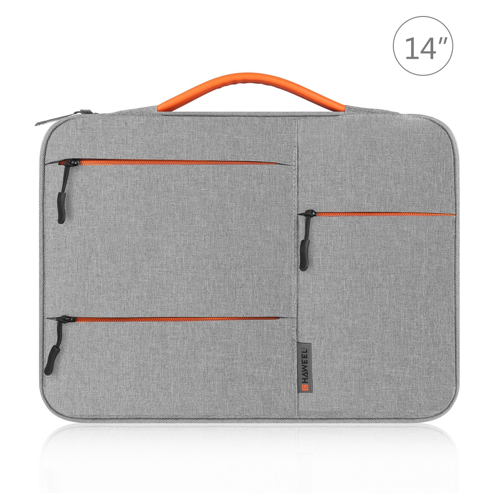 14-15 Inch Laptop Sleeve Briefcase for Macbook Samsung Thinkpad Sony Dell Alienware Chuwi Asus Hp - Grey