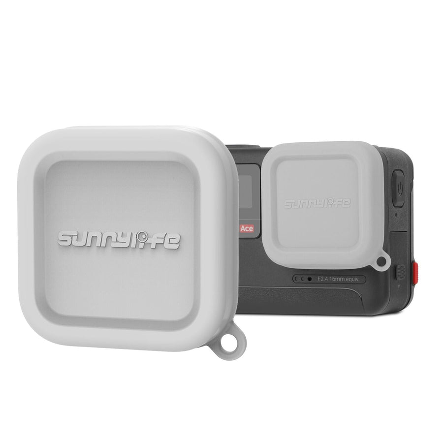Silicone Lens Cap Protector for Insta360 Ace / Ace Pro - Grey