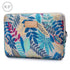 Sleeve Case Colourful Leaves Zipper Briefcase Carrying Bag - Grey