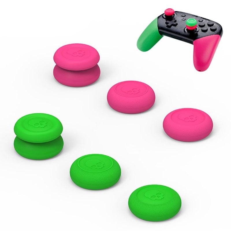 Ps4 Gamepad Rocker Cap Button Cover for Ns Pro - Green + Red