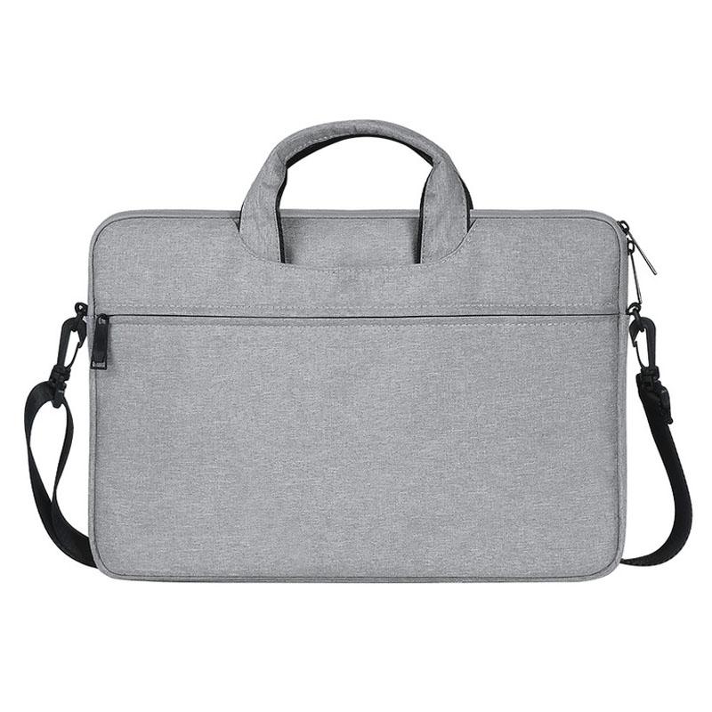 Hidden Portable One-shoulder Handbag for 14.1 Laptops - Waterproof Oxford Cloth - Light Grey