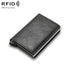 Carbon Fiber Rfid Wallet for Men - Dark Grey