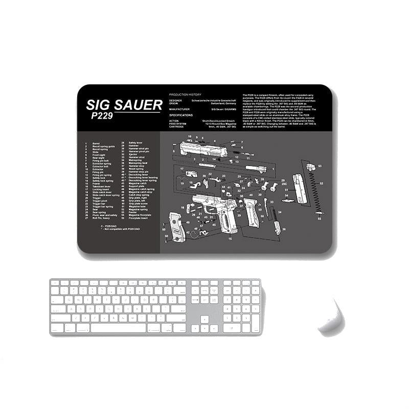 2 Pack Non Slip Office Gaming Mouse Pad 5Mm - Sps-Sigp229