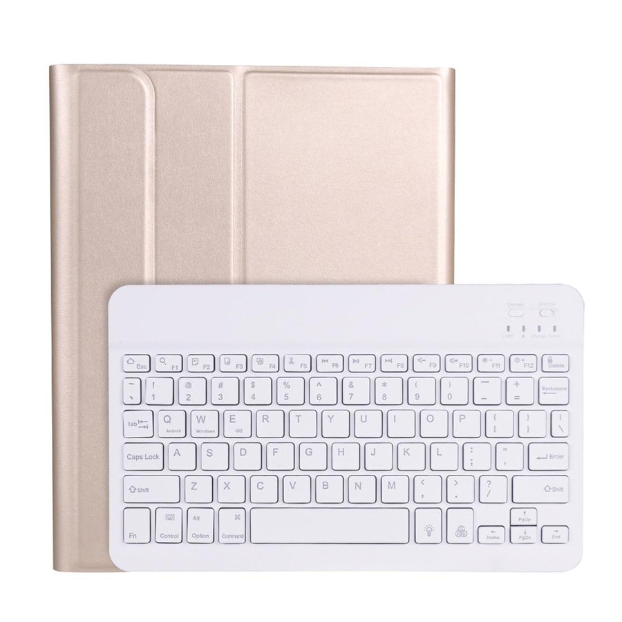Detachable Bluetooth Keyboard Case For Ipad Pro 11 With Backlight & Pen Slot - Gold