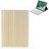 Ultra-Thin Bluetooth Keyboard Leather Case For Ipad Air / Pro 10.5 With Holder - Gold