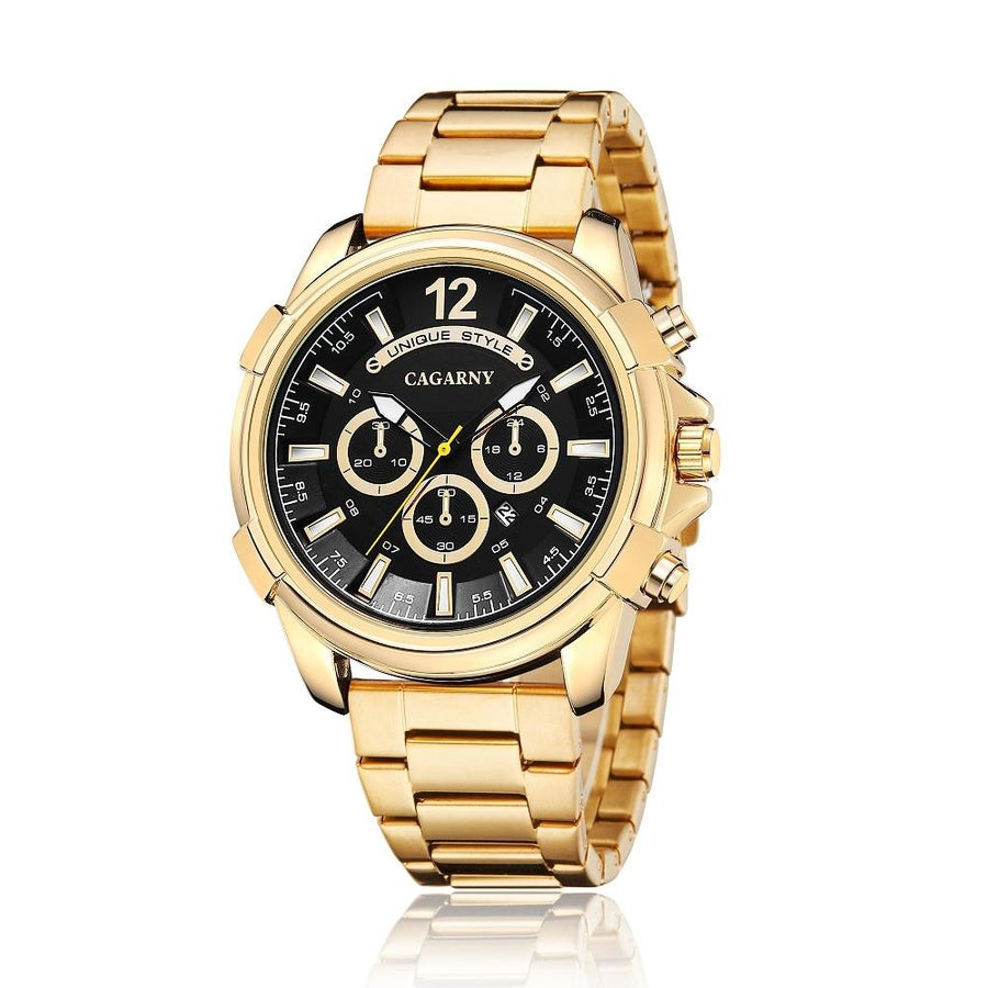 Stainless Steel Waterproof Quartz Watch - Fashionable Design - Wa6884Bj