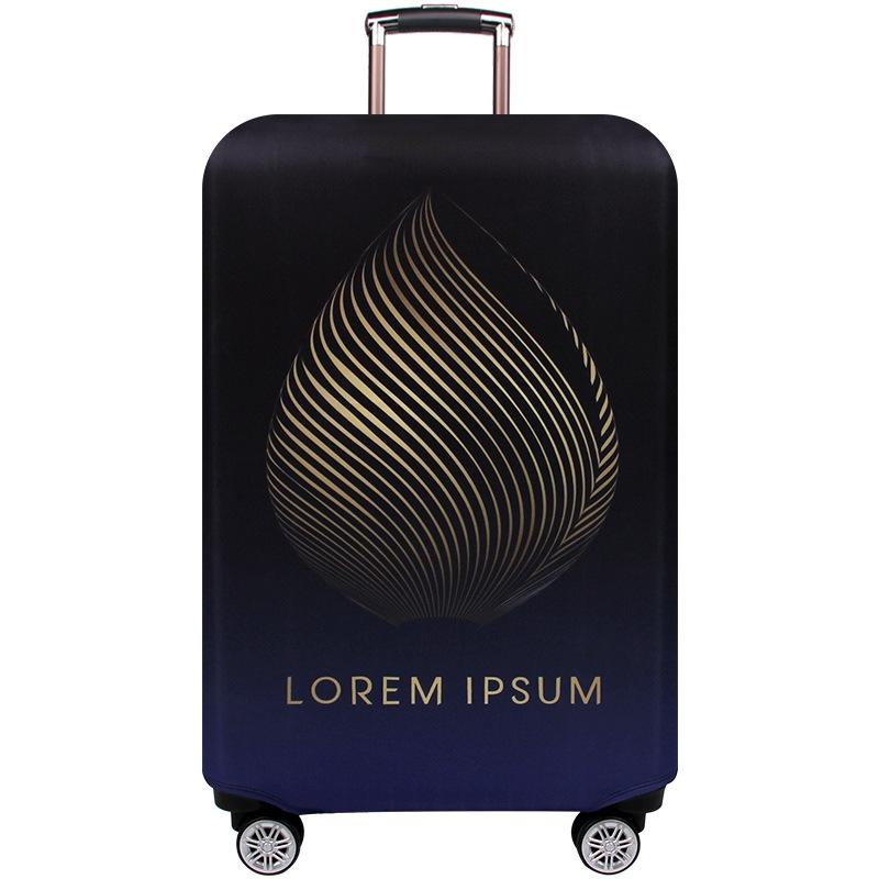 Medium Elastic Luggage Cover - Thick Wear-resistant Anti-dust Protection - Gold Leaf