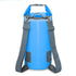 Waterproof Dual Shoulder Dry Bag 50L Capacity - Blue