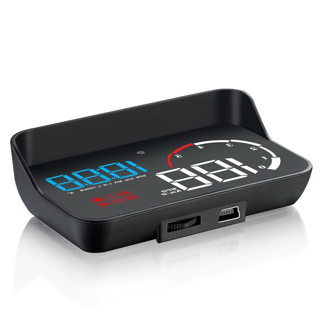 Universal Car Obd2 Hud 3.5 Inch Vehicle Head Up Display - Blue